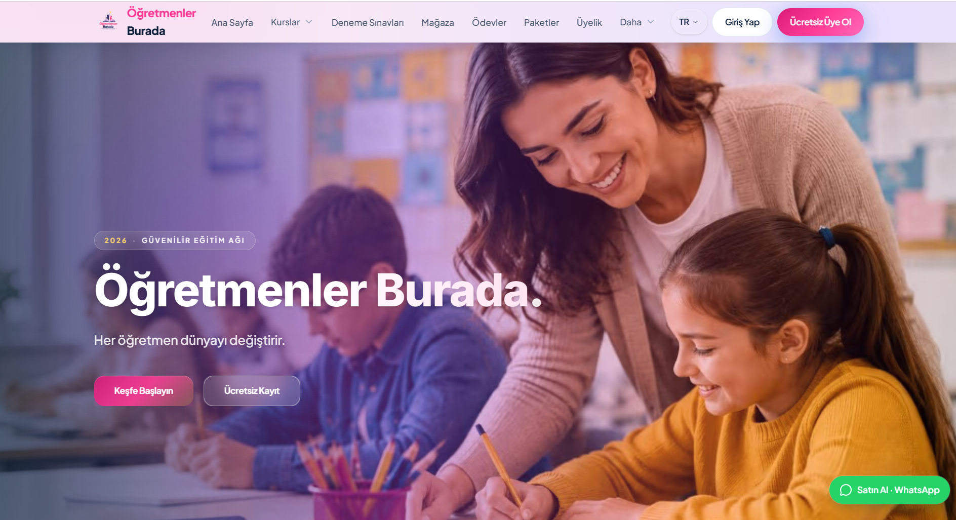 Öğretmenler Burada isimli proje profil fotoğrafı